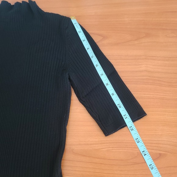 International Concept Women's‎ Top Size S Black Stretch - Picture 7 of 8